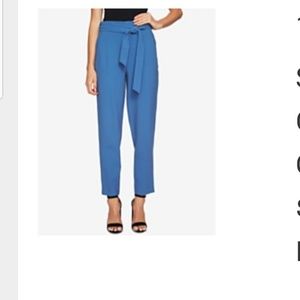 1 State Tie Highwaisted Cropped Slacks